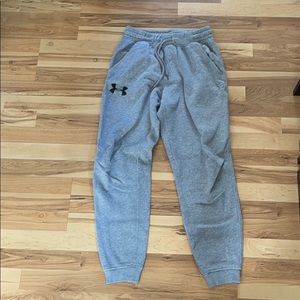 Under armour grey joggers size medium